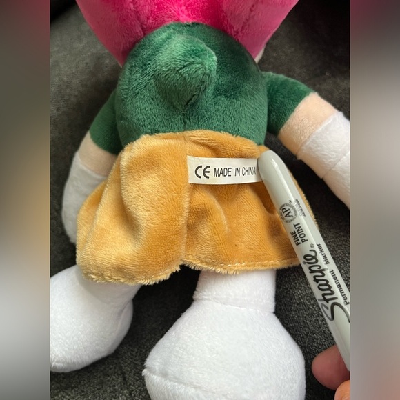 Lot Of 3 Unbranded Plush Hedgehog, “Cat Purple, Pink Amy, Rabbit” Made In China - Picture 6 of 10